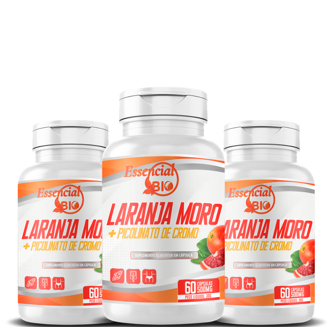 Laranja Moro + Picolinato de Cromo